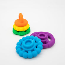 Load image into Gallery viewer, Infant Rainbow Silicone Stackers