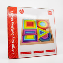 Load image into Gallery viewer, Geometric Wooden Puzzle Sets