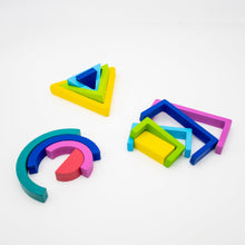Load image into Gallery viewer, Geometric Wooden Puzzle Sets