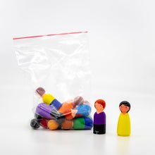 Load image into Gallery viewer, Painted Peg Doll Sets