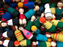 Load image into Gallery viewer, Painted Peg Doll Sets