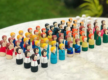 Load image into Gallery viewer, Painted Peg Doll Sets