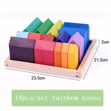 Load image into Gallery viewer, Rainbow Houses