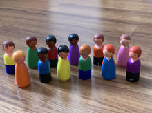 Load image into Gallery viewer, Painted Peg Doll Sets