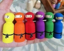 Load image into Gallery viewer, Painted Peg Doll Sets