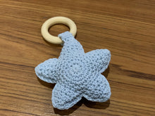 Load image into Gallery viewer, Crocheted Star Rattle/Teether