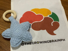 Load image into Gallery viewer, Crocheted Star Rattle/Teether
