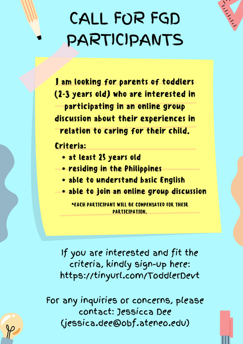 FGD with Parents of Toddlers (2-3 years old)