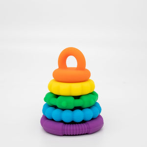 Infant Rainbow Silicone Stackers