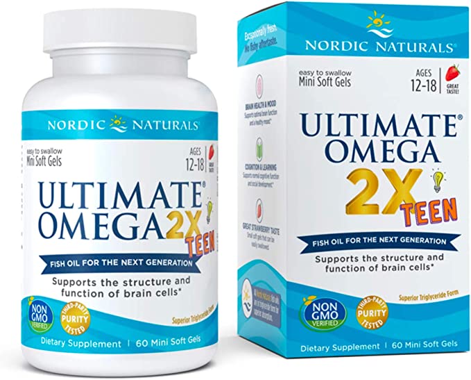 Nordic Naturals Ultimate Omega 2x Teen 1120 mg Omega-3 (Ages 12-18)