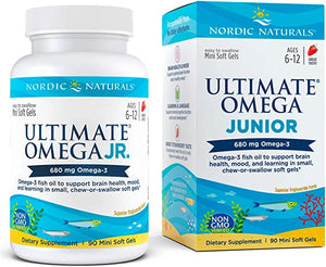 Nordic Naturals Ultimate Omega Junior 680 mg Omega-3 (Ages 6-12)