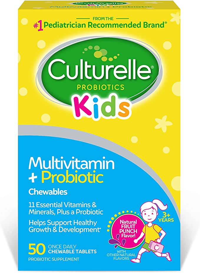 Culturelle Kids Complete Multivitamin + Probiotic Chewable