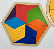 Load image into Gallery viewer, Geometric Wooden Puzzle Sets

