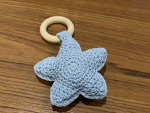 Load image into Gallery viewer, Crocheted Star Rattle/Teether

